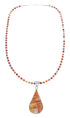 Navajo Oyster Shell Genuine Sterling Silver Bead Necklace Set JX125539